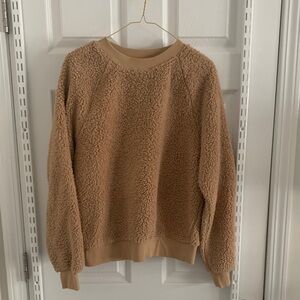 Old Navy Tan Sherpa Pullover
